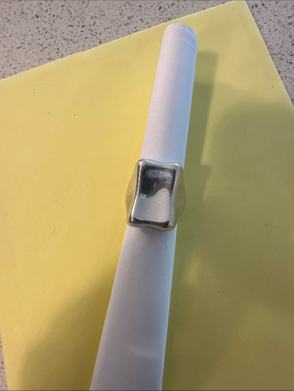 Robert Lee Morris/RLM Studio Sterling Tablet Ring - Bold 9.25